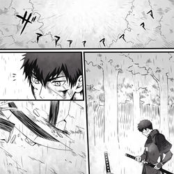 This is a pixiv picture whose title is 【同田貫漫画】在るもの.