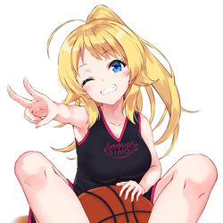 This is a pixiv picture whose title is 部活少女.