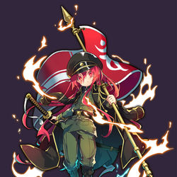 This is a pixiv picture whose title is 御旗.