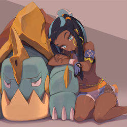 This is a pixiv picture whose title is ルリナとカジリガメ.