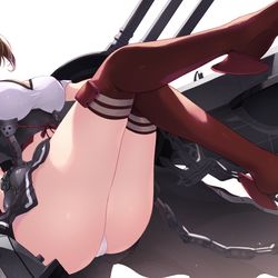 This is a pixiv picture whose title is 陸奥.