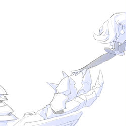 This is a pixiv picture whose title is 習作落書き（崩壊3rd模写）.