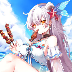 This is a pixiv picture whose title is Tuna Queen.