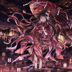 This is a pixiv picture whose title is 【神撃のバハムート】サマーナイトチルドレン.