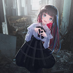 This is a pixiv picture whose title is ♡.