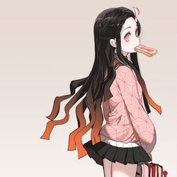 This is a pixiv picture whose title is Nezuko.