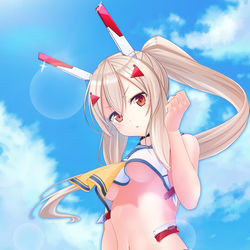 This is a pixiv picture whose title is 綾波！.