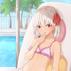 This is a pixiv picture whose title is 水着.