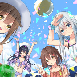This is a pixiv picture whose title is 六駆.