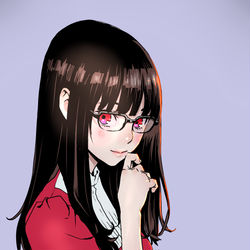 This is a pixiv picture whose title is 眼鏡娘.