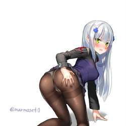 This is a pixiv picture whose title is HK416.