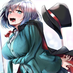 This is a pixiv picture whose title is 手品先輩.