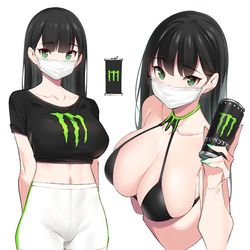 This is a pixiv picture whose title is モンスターエナジー＿レッドブル.