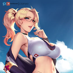 This is a pixiv picture whose title is MERCY.
