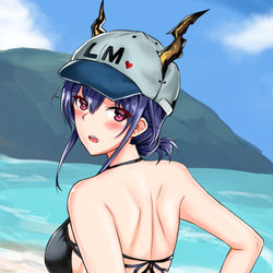 This is a pixiv picture whose title is 女遊客C.