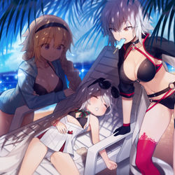 This is a pixiv picture whose title is fgo 水着.