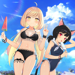 This is a pixiv picture whose title is 海.