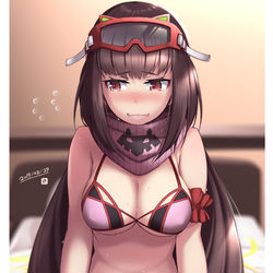 This is a pixiv picture whose title is 水着おっきー.