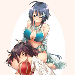 This is a pixiv picture whose title is 遊び疲れた美炎ちゃん.
