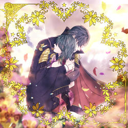 This is a pixiv picture whose title is ヒューレス 幸せになって欲しい.