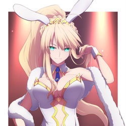 This is a pixiv picture whose title is アルトリア・ペンドラゴン・ランサー・バニー・ルーラー.