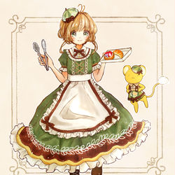 This is a pixiv picture whose title is さくらちゃんでペーターのパン屋やさん🍞.