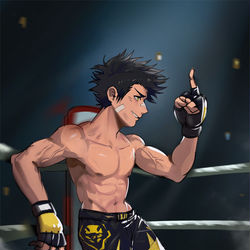 This is a pixiv picture whose title is MMA.