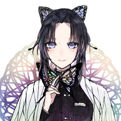 This is a pixiv picture whose title is 胡蝶しのぶ.