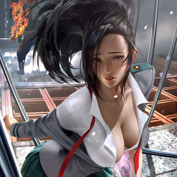This is a pixiv picture whose title is Momo alternative version.