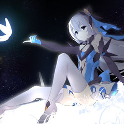 This is a pixiv picture whose title is 蝶.