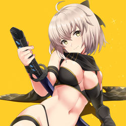 This is a pixiv picture whose title is 沖田さん大勝利〜！！.