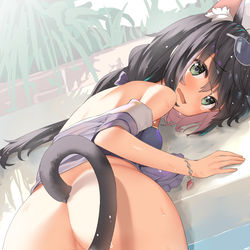 This is a pixiv picture whose title is 水着キャルちゃん.