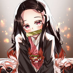 This is a pixiv picture whose title is Nezuko.