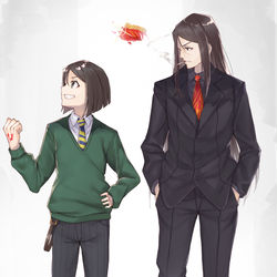This is a pixiv picture whose title is ウェイバー・ベルベットという男.