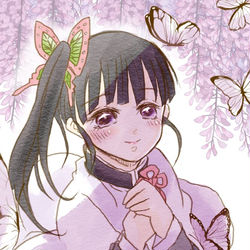 This is a pixiv picture whose title is 【鬼滅】カナヲちゃん詰め合わせ+胡蝶姉妹.