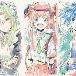 This is a pixiv picture whose title is 広橋涼さんキャラまみれ.