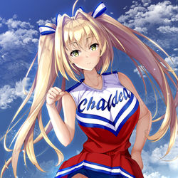 This is a pixiv picture whose title is チア服のネロ.