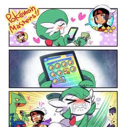 This is a pixiv picture whose title is ポケマスでユウキが引けないサーナイト.