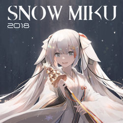 This is a pixiv picture whose title is 雪ミク.