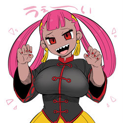 This is a pixiv picture whose title is バッドガールちゃん.