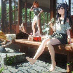 This is a pixiv picture whose title is summer.