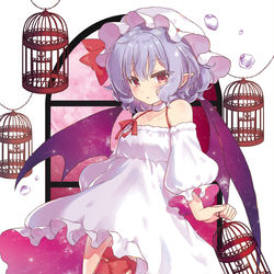 This is a pixiv picture whose title is 赤い月、青い月.