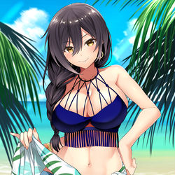 This is a pixiv picture whose title is 今年の新しい水着の咲耶さん描きました.