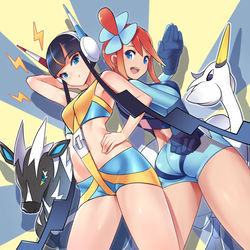 This is a pixiv picture whose title is カミツレとフウロ.