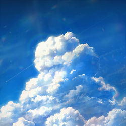 This is a pixiv picture whose title is 8/31　-晴れ模様-.