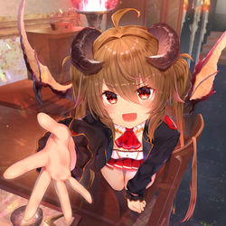 This is a pixiv picture whose title is 悪魔っこ💔.
