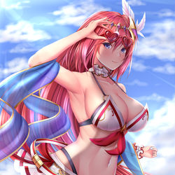 This is a pixiv picture whose title is 水着ブローディアさん.