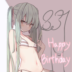 This is a pixiv picture whose title is 初音ミク 12th.