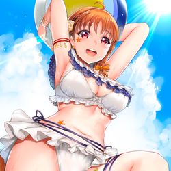 This is a pixiv picture whose title is 残暑お見舞いちかっち.