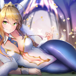 This is a pixiv picture whose title is 水着獅子王.